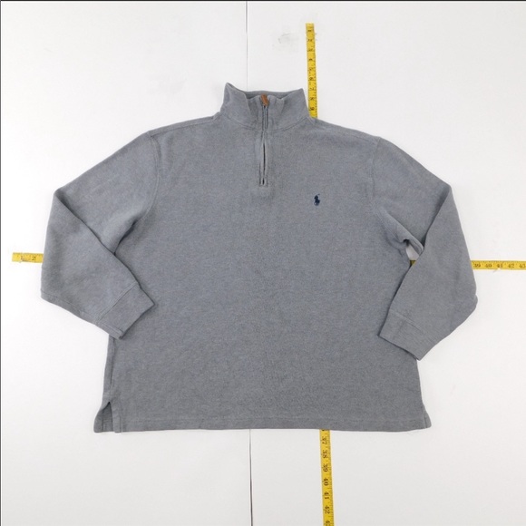 Polo Long sleeve 1/4 zip up - Picture 1 of 5